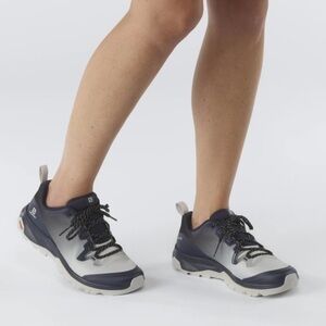 Salomon Navy and Cream Athletic Shoes